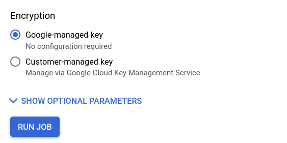 Dataflow to BigQuery: Google Managed key for Encryption.|Hevo Data